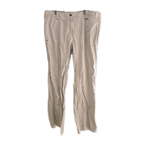 Westbound Beige Chino Straight Leg High Rise Career Casual Pants Womans Size 18 - Picture 1 of 4